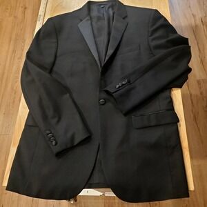 Jos. A Banks Tuxedo Jacket Black 22" pit-pit 32" Shoulder-Hem